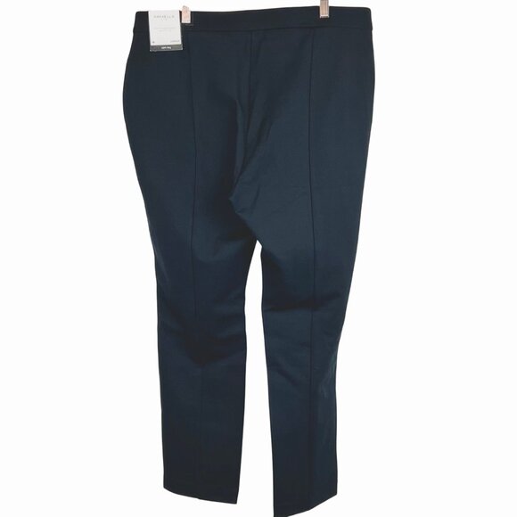 Rafaella Womens Size 16 Slim Leg Black Comfort Fit Pull-On Pants Stretch NWT's - Picture 3 of 13